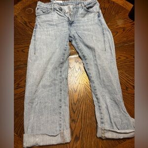 Zara Women's Light Mom Jeans Mid Rise